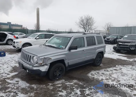 2017 Jeep Patriot Sport Fwd из США, поврежденный, VIN 1C4NJPBB0HD203856